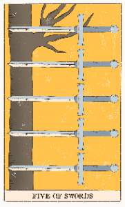 Cinco de Espadas